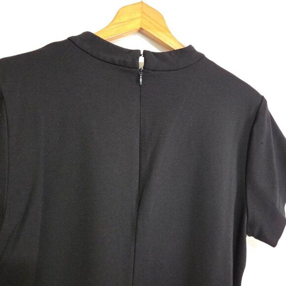 EUC SANCTUARY LITTLE BLACK DRESS V NECK WITH CHOKER SIZE LARGE - Picture 8 of 13